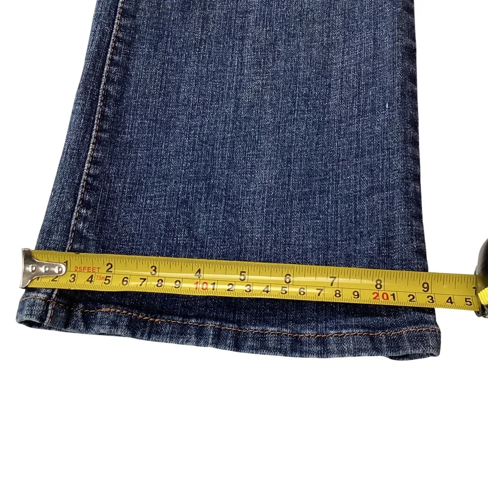 Levis 515 Bootcut Jeans Womens 14 S/C Dark Wash Blue‎ Denim Stretch Mid Rise